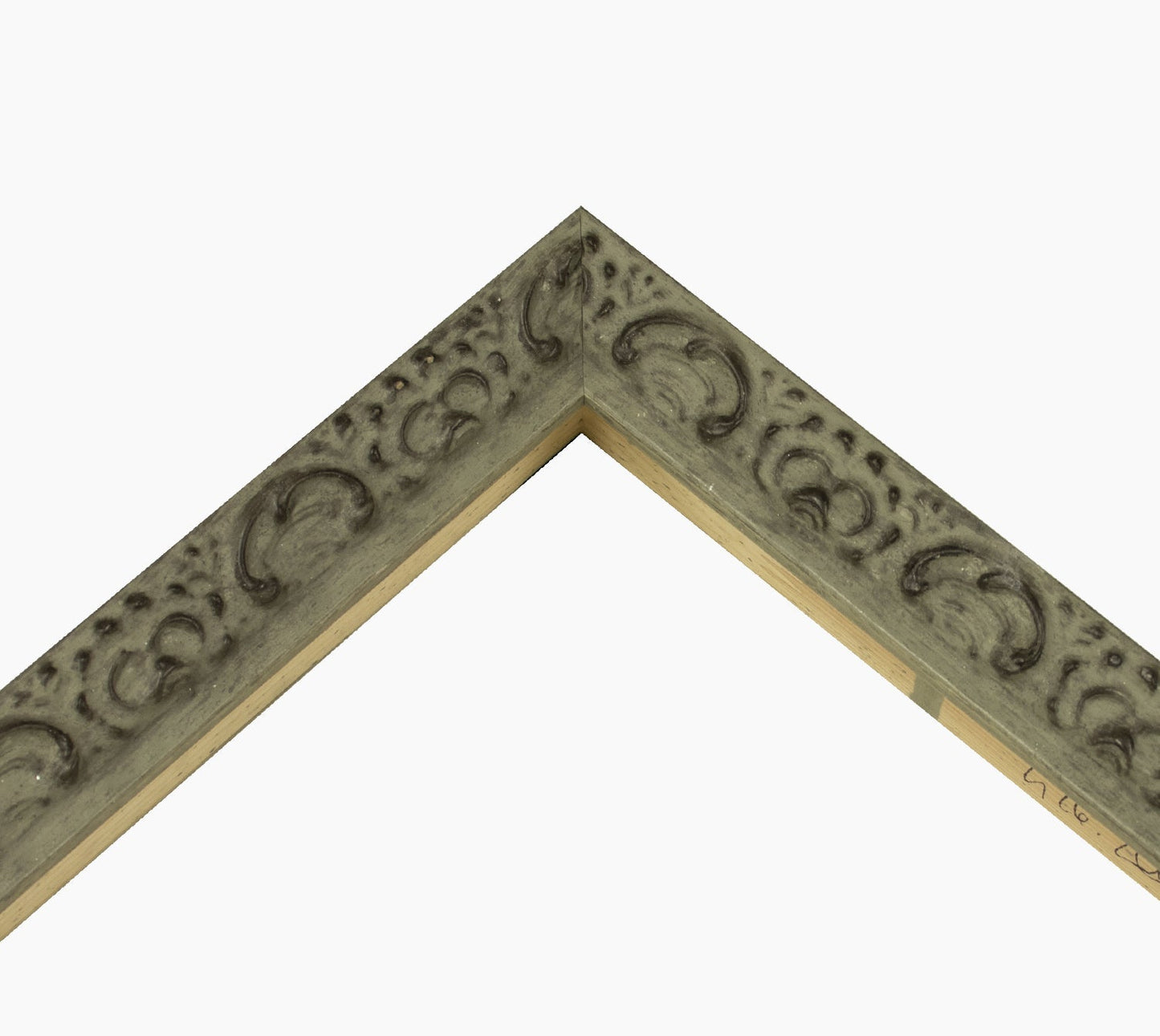 426.2002 vert dégradé noir mesure de profil 26x42 mm Lombarda cornici S.n.c.