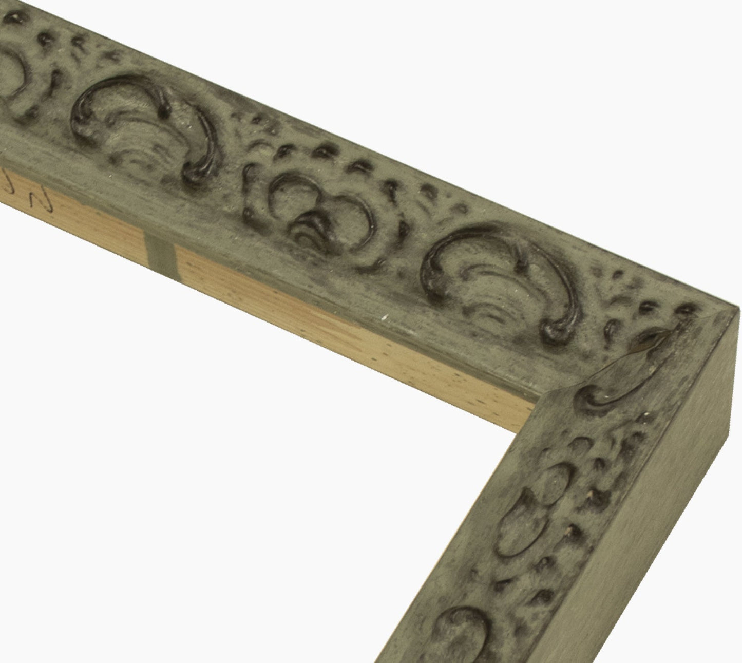426.2002 vert dégradé noir mesure de profil 26x42 mm Lombarda cornici S.n.c.