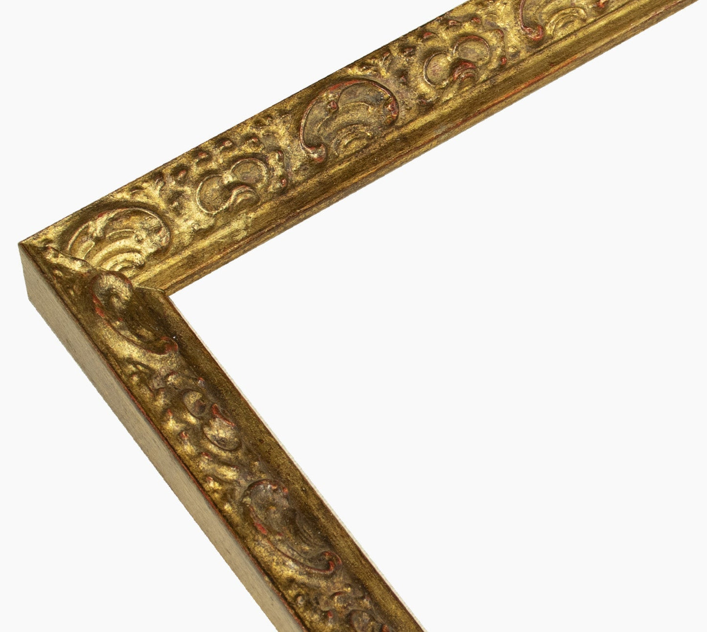 426.230 cadre en bois à la feuille d'or antique mesure de profil 26x42 mm Lombarda cornici S.n.c.