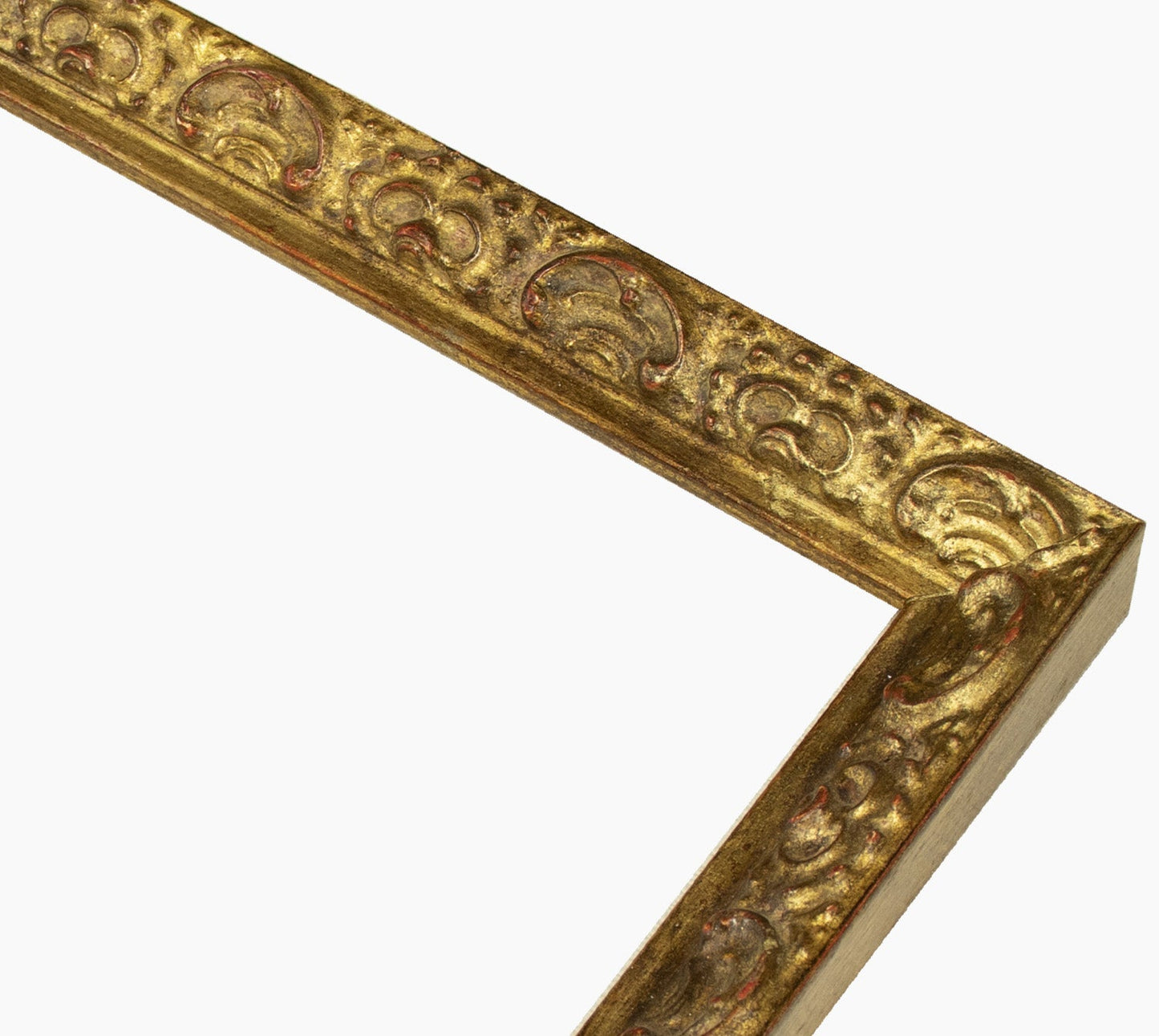 426.230 cadre en bois à la feuille d'or antique mesure de profil 26x42 mm Lombarda cornici S.n.c.