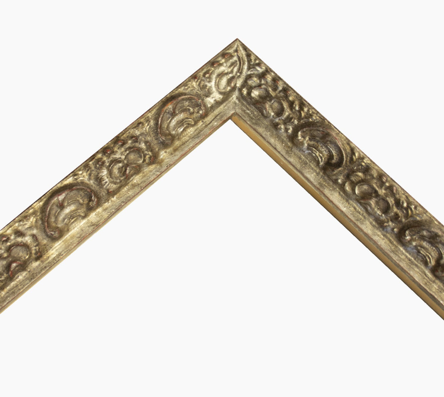 426.231 cadre en bois à la feuille d'argent antique mesure de profil 26x42 mm Lombarda cornici S.n.c.