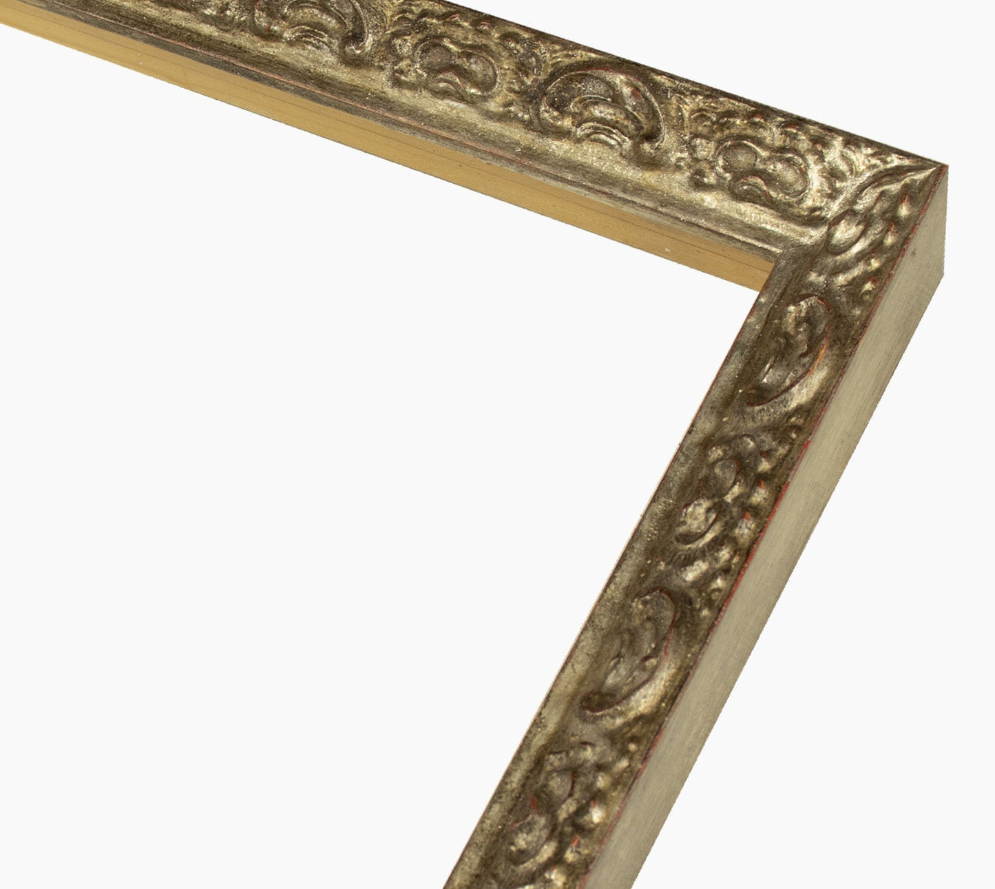 426.231 cadre en bois à la feuille d'argent antique mesure de profil 26x42 mm Lombarda cornici S.n.c.