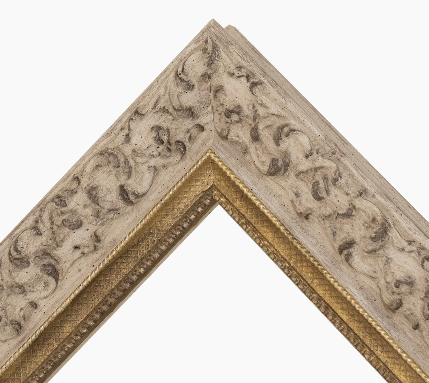 Picture frame grey en gold 4497.3004