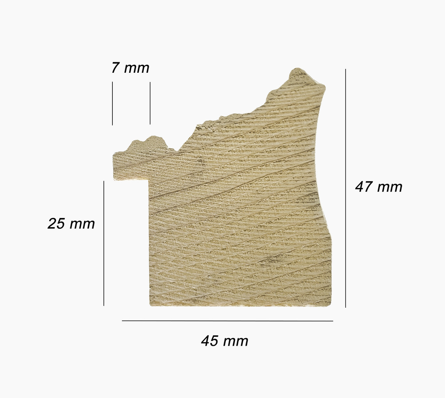 Picture frame silver leaf 495.011