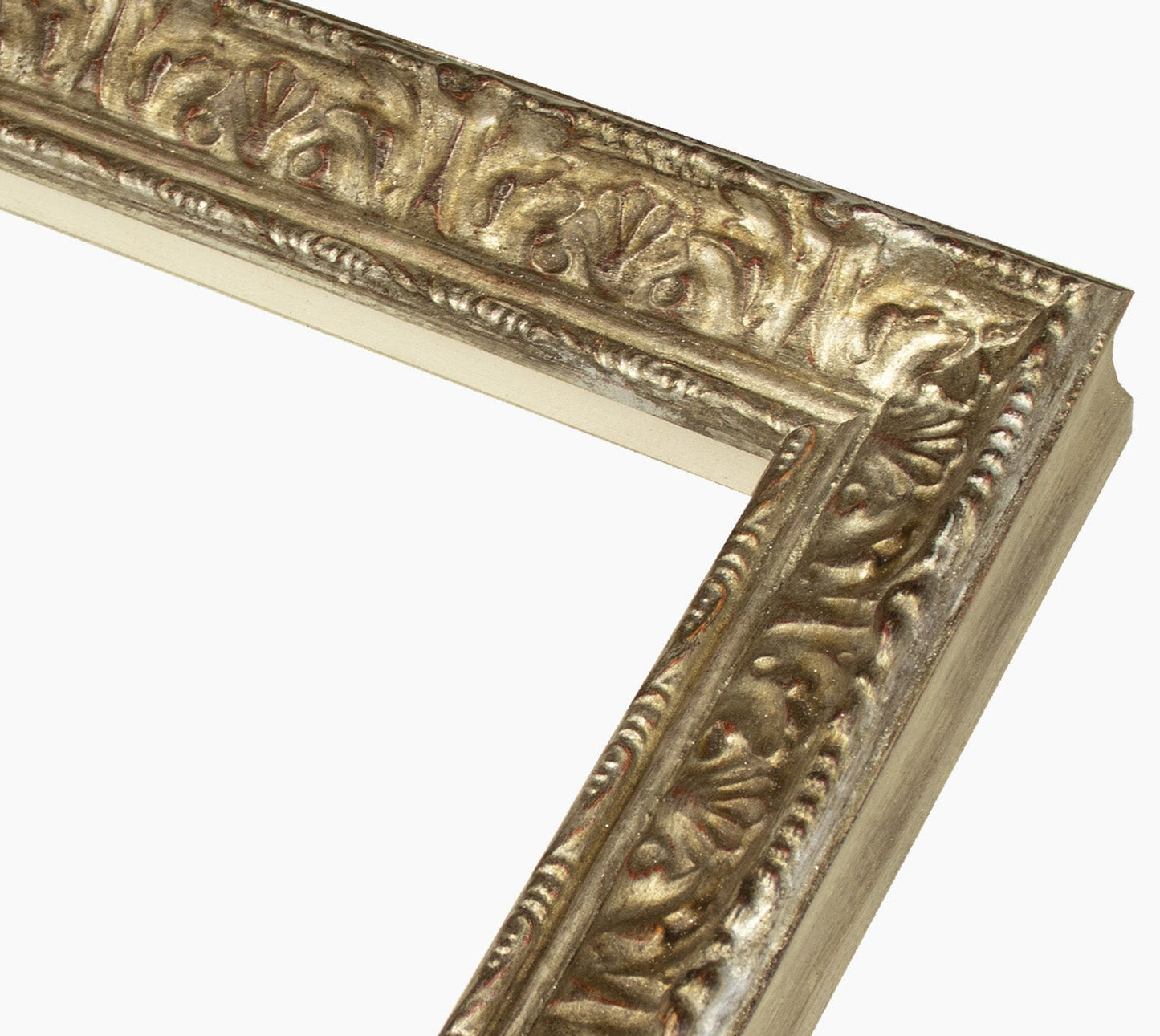 496.231 cadre en bois à la feuille d'argent antique mesure de profil 45x50 mm Lombarda cornici S.n.c.