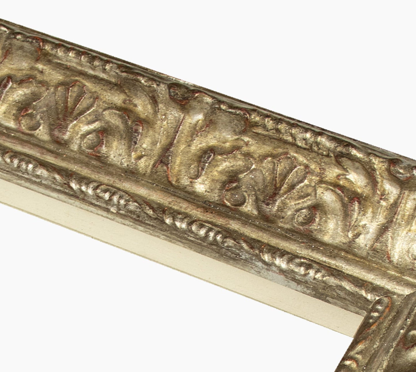 496.231 cadre en bois à la feuille d'argent antique mesure de profil 45x50 mm Lombarda cornici S.n.c.