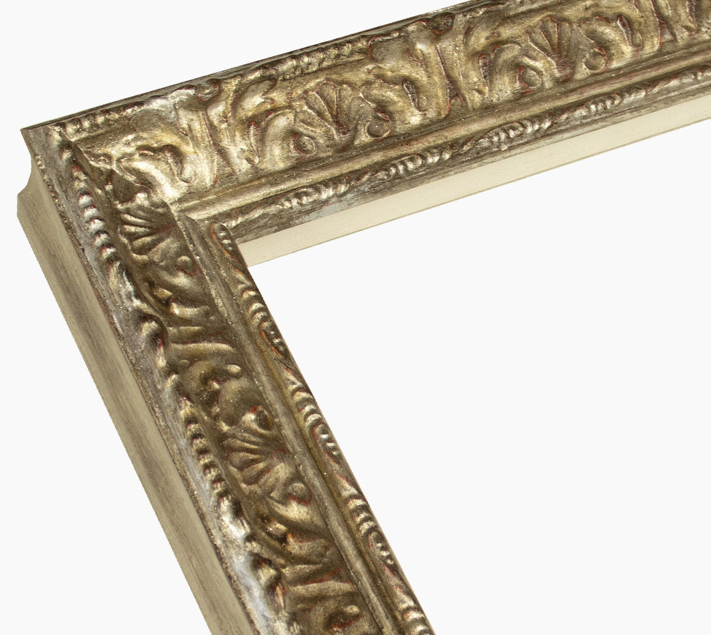 496.231 cadre en bois à la feuille d'argent antique mesure de profil 45x50 mm Lombarda cornici S.n.c.