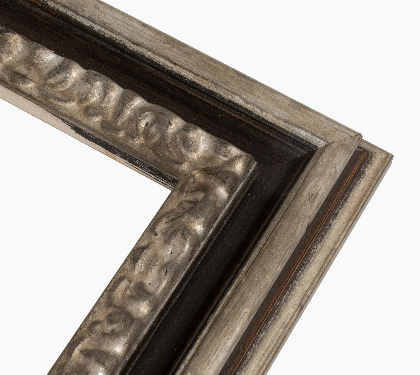 Custom wooden black and silver frame 506.8602