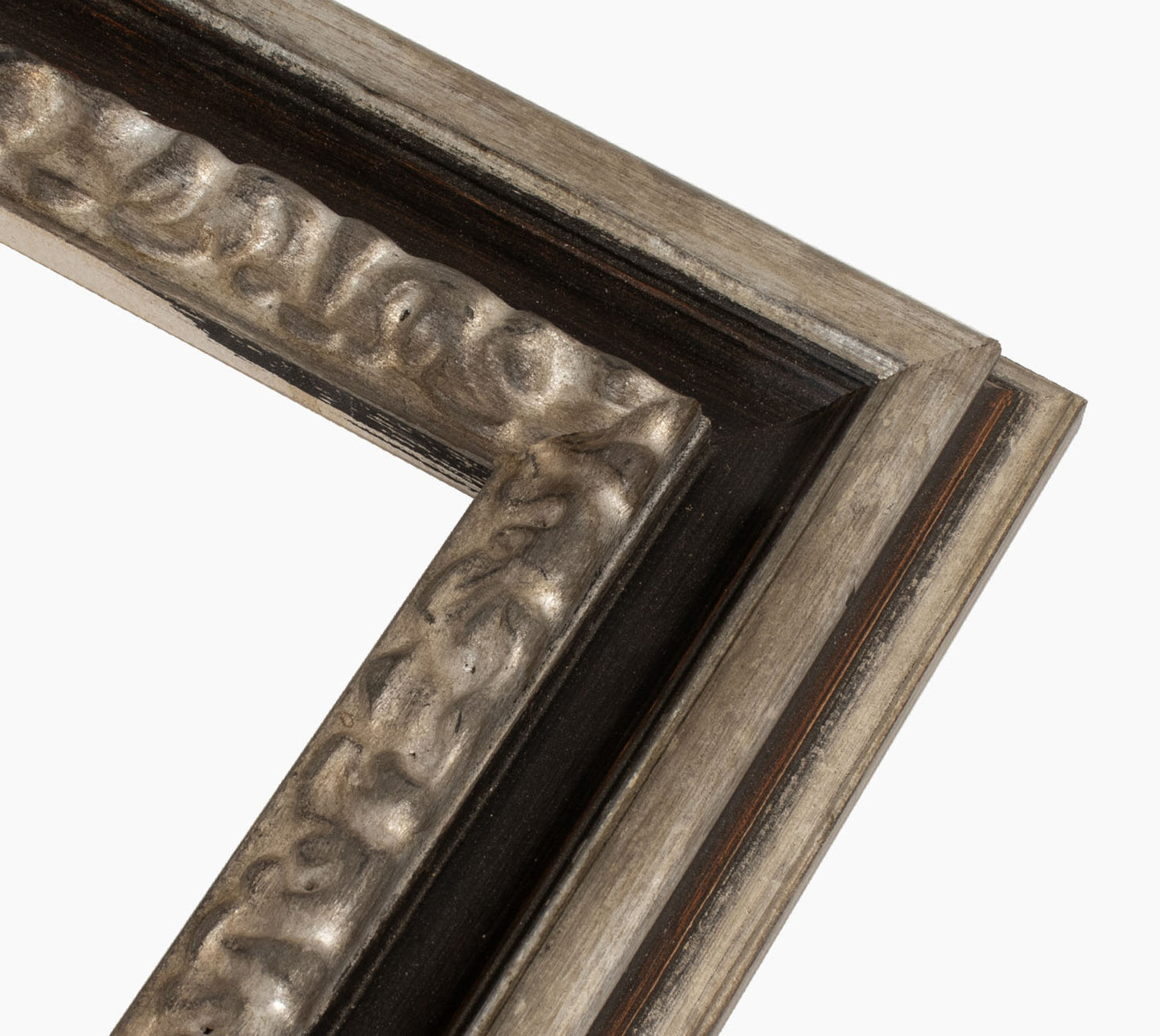 Custom wooden black and silver frame 506.8602