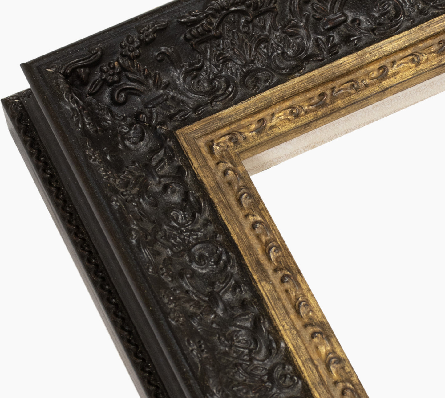 Picture frame baroque black and gold 731.601