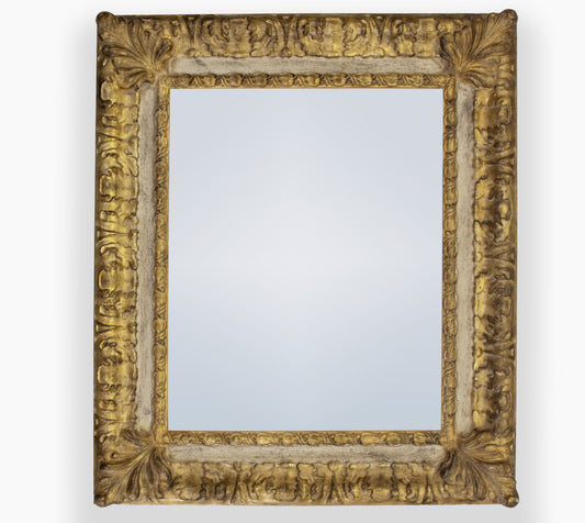 Miroirs ancien sur mesure gris antique et or cor.4980.3004