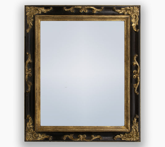 Miroirs ancien sur mesure noir et or cor.739.601