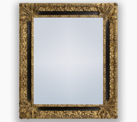 Miroirs ancien sur mesure noir et or cor.4480.601