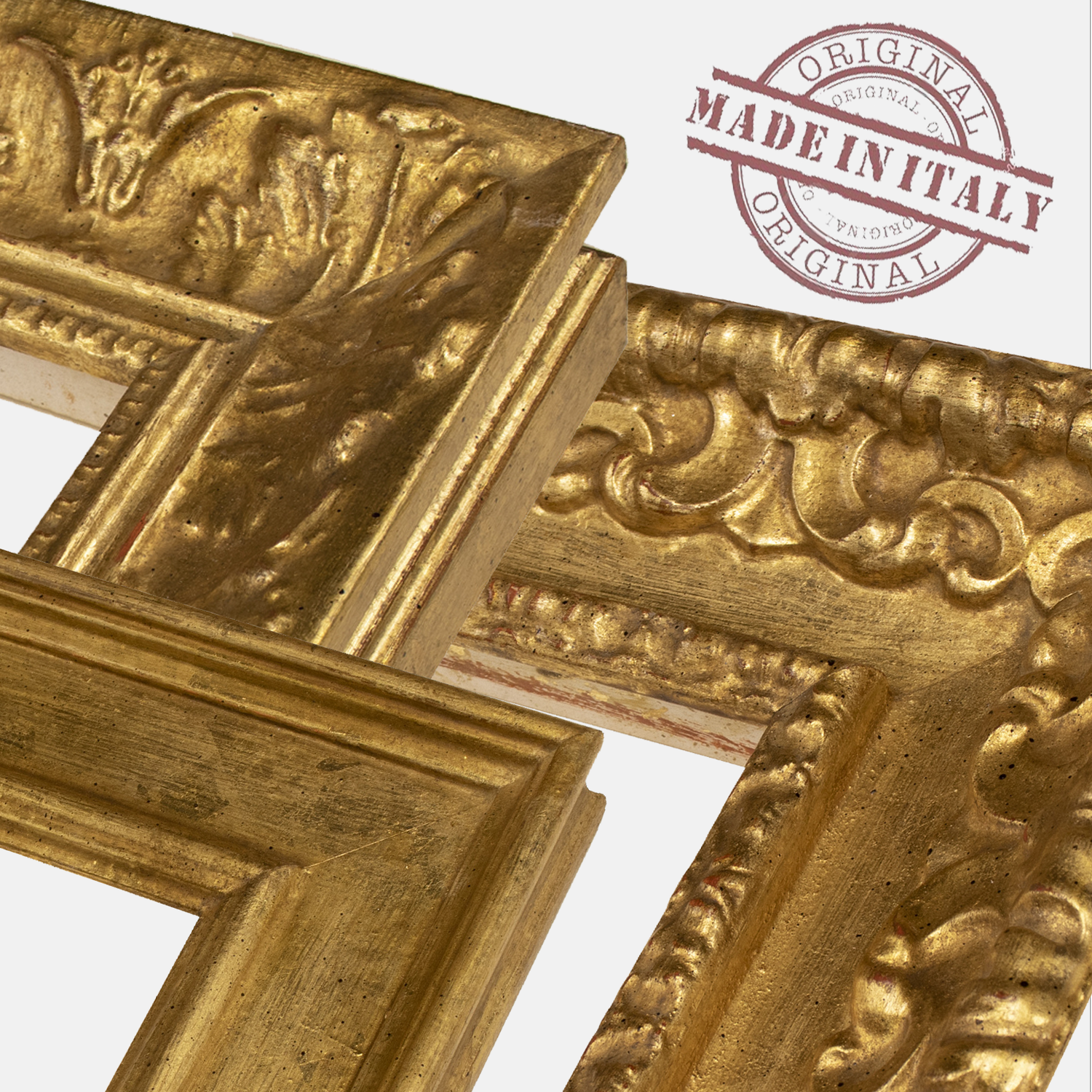 Picture frames gold