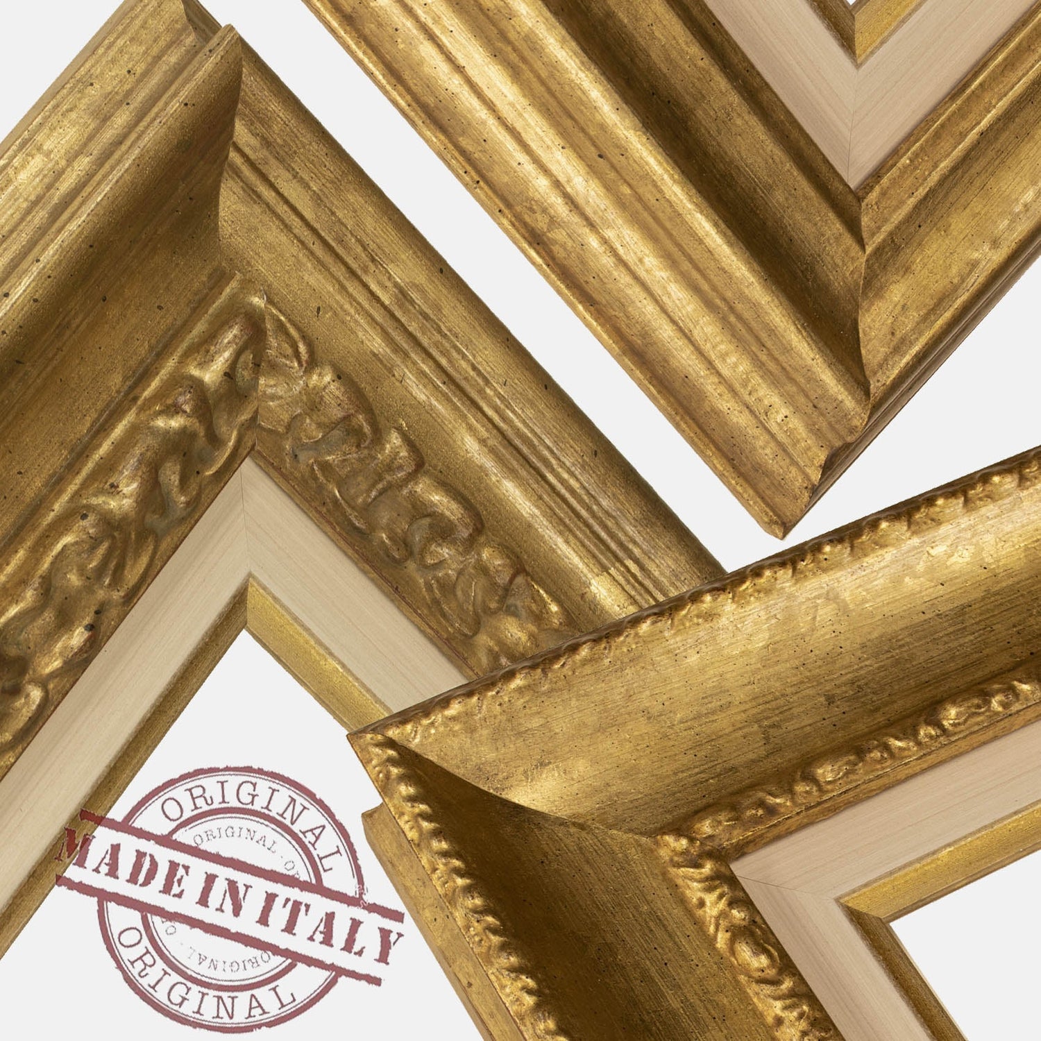 Picture frames with passe-partout