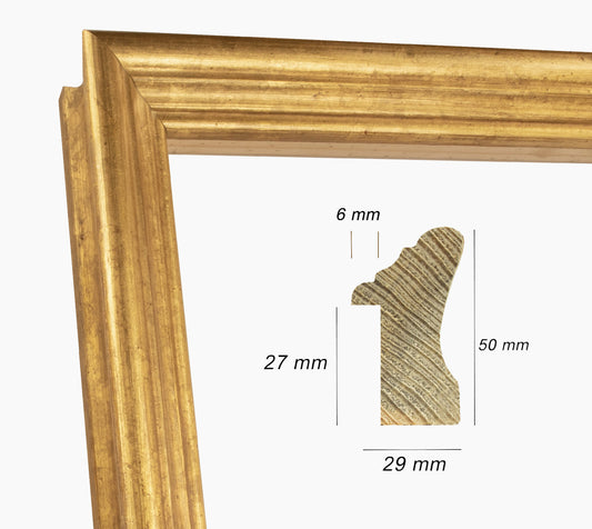 Wooden frame with gold leaf art.240.010