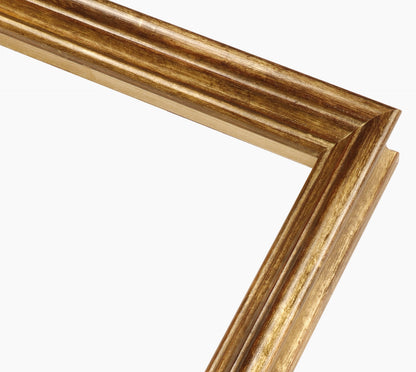 Wooden frame with antique gold leaf art.240.230
