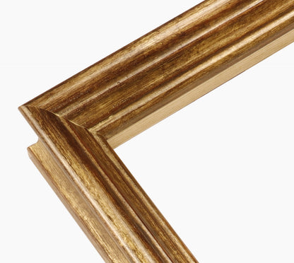 Wooden frame with antique gold leaf art.240.230