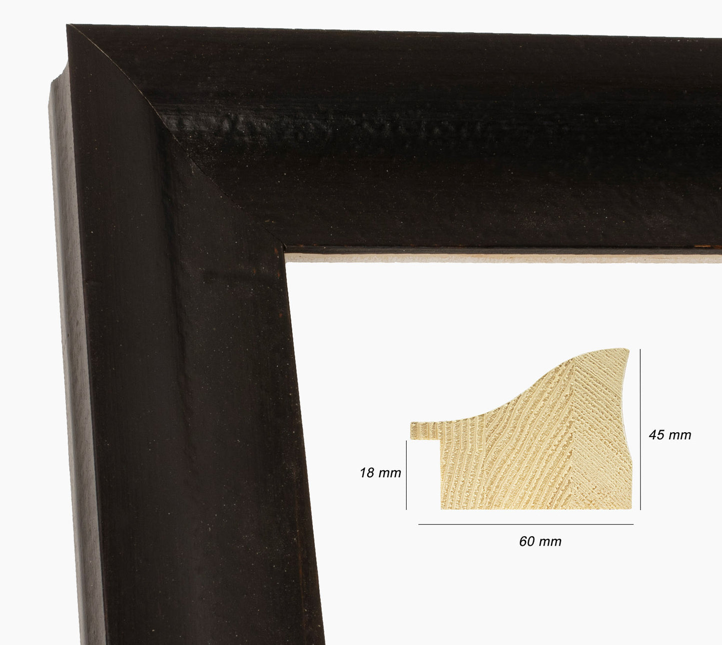 Custom wooden black frame 345.600