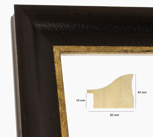 Custom wooden black frame 345.601