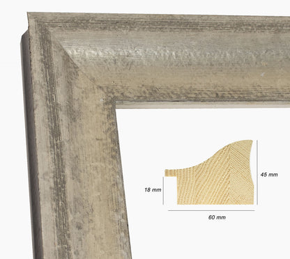 Custom made wooden money frame 345.7602