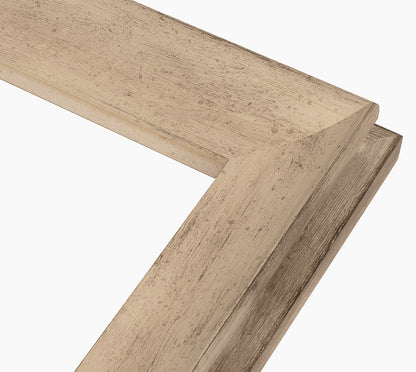 Custom wooden frame dove gray with silver 446.2040