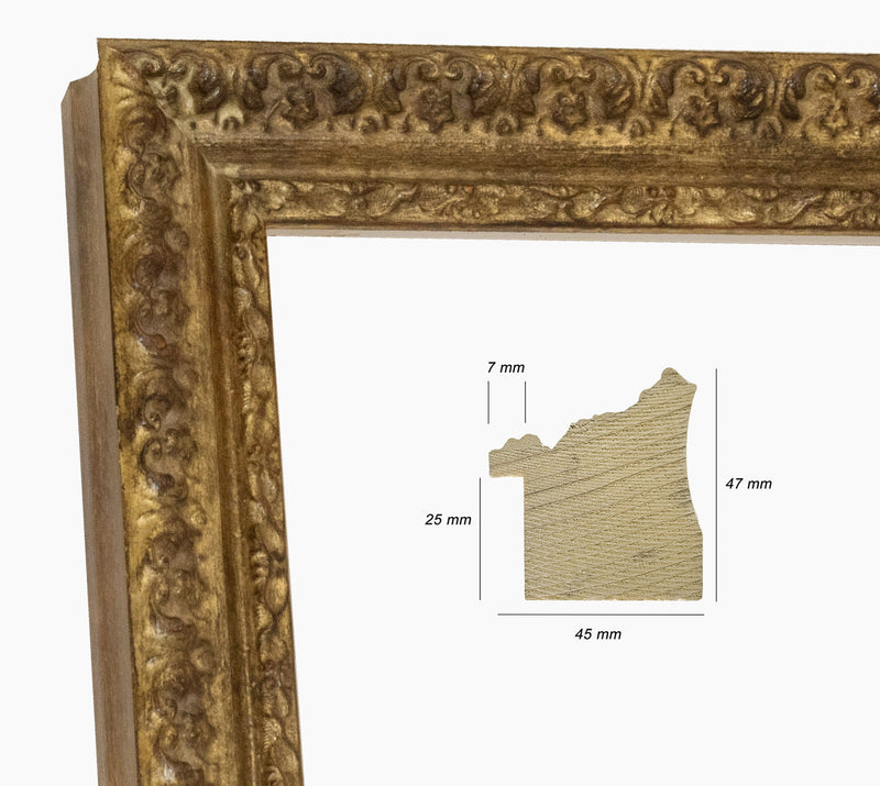 Picture frame gold antique 495.230