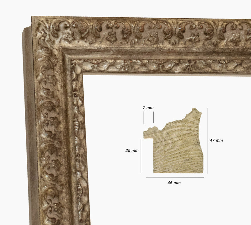 Picture frame silver antique 495.231