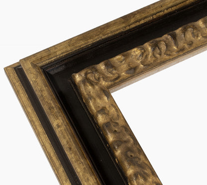 Custom wooden black and gold frame 506.8601