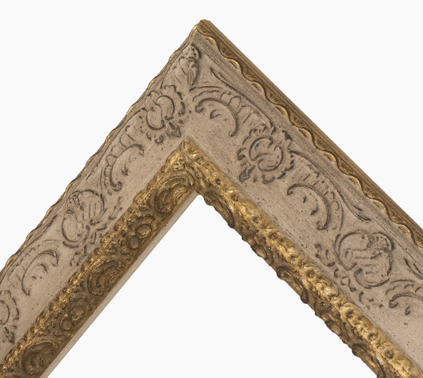 Picture frame grey en gold 634.3004