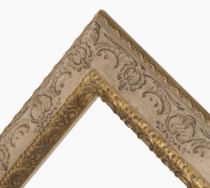 Picture frame grey en gold 634.3004