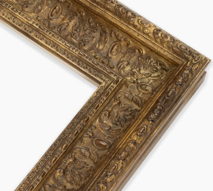 Baroque wooden frame with antique gold leaf 6301.230